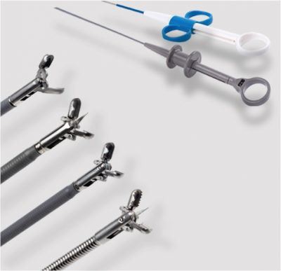 Jednorázové potahované bioptické kleště bez jehly